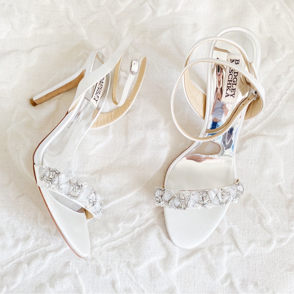 Badgley Mischka Taryn Stiletto Heels Size 9 $245 - Picture 3 of 7
